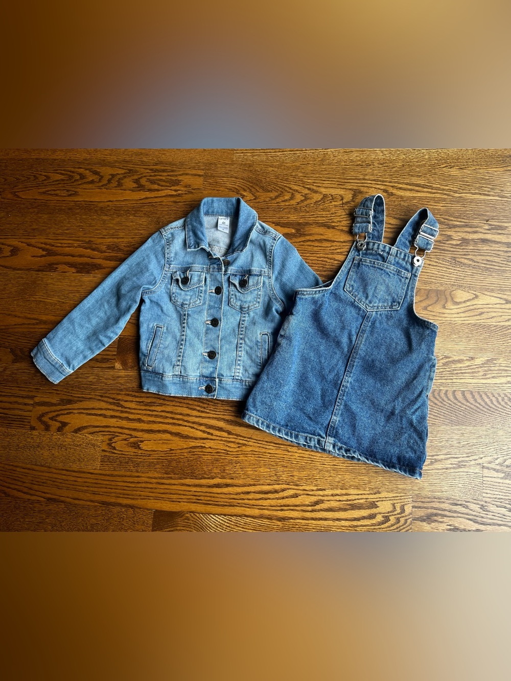 Carter's Blue Denim Jacket and Jumper Set